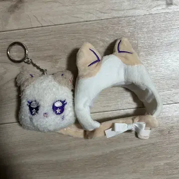 ME:I 봉제 인형 키링 이이다 시즈쿠 TSUKI 츠키 응원봉 커버