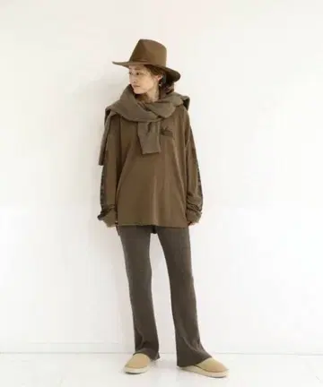 두지엠 클라세 Eternal 팬츠 캐시미어 니트 팬츠