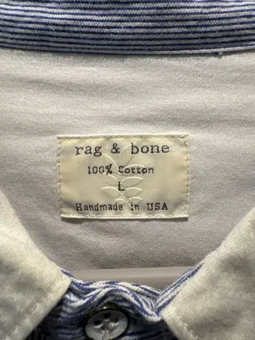 rag & bone 스트라이프 긴팔 셔츠 L