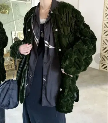 VELVET QUILTING BLOUSON