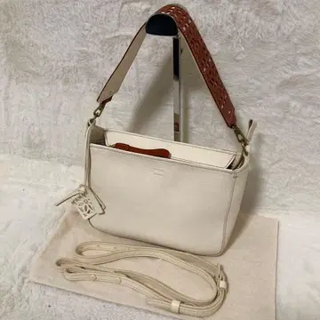 컨디션 최상 겐텐 genten 코멧 컷워크 2WAY 숄더백