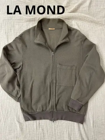 LA MOND 더블 지퍼 드라이버즈 니트