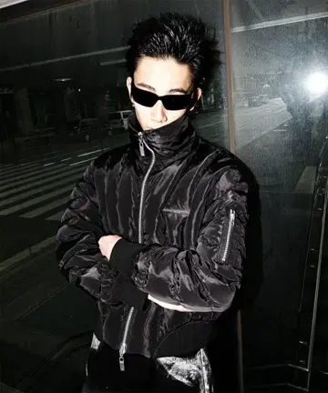 [ jentlouis ] Padded Hooded Blouson