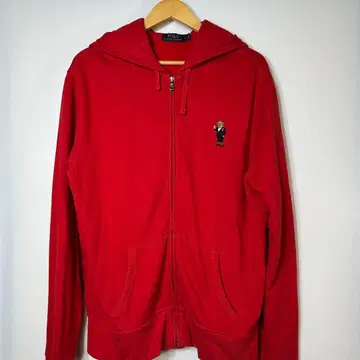 [ Polo ] 레드 집업 후드티