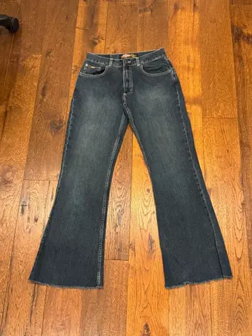 CROSS 부츠컷 데님 다크 블루 데님 이탈리아제 W30 L34