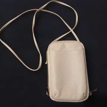 UNITED ARROWS 가죽 스마트폰 숄더백