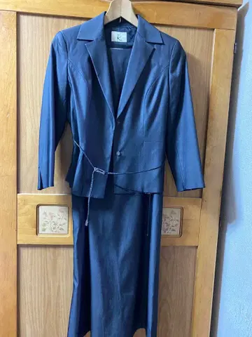 KUMIKYOKU 그레이 원피스 정장 세트 사이즈 2