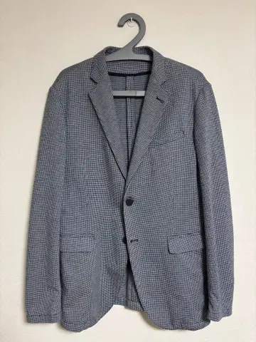 ZARA MAN 그레이 하운드투스 테일러드 자켓