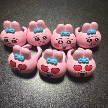 빤쮸토끼 반지 7개 세트