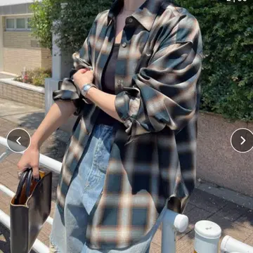 스픽 앤 스팬 TR 트윌 체크 셔츠