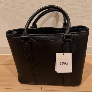 TAKEO KIKUCHI BLACK ROYAL 드라이빙 미니 토트백