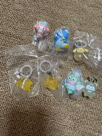 산리오 메지루시 액세서리 모음 한교동 폼폼푸딩 라떼곰