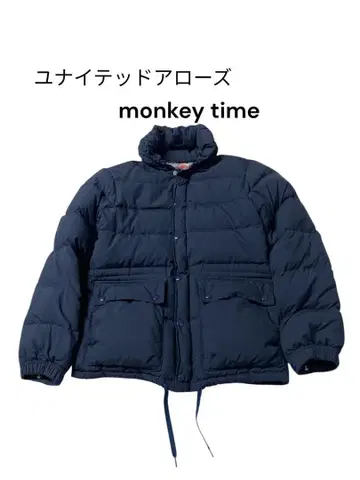 e528 monkey time 유나이티드 애로우즈 다운 자켓 네이비