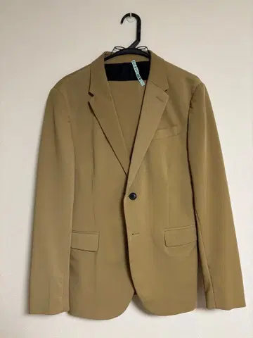 ZARA 캐주얼 수트 상하의 세트 베이지 EU 50