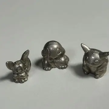 포켓몬 메탈제 미니어처 피규어 3개