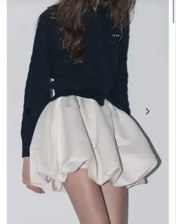 THE TOE Venice balloon skirt 아이보리 M