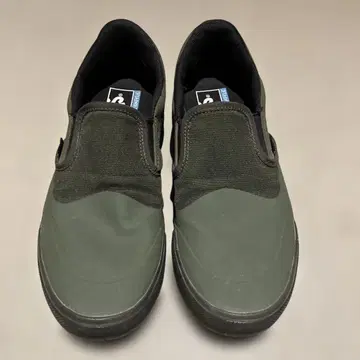 반스 다크 그린 슬립온 신발