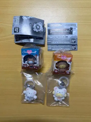 시나몬 폼폼푸딩 메지루시 액세서리 복슬복슬 스노우 미니어처 산리오