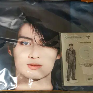 SEVENTEEN 준 빅 사진 타월 아크릴 스탠드 세트