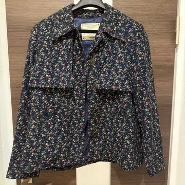 TINAJOJUN 꽃무늬 긴팔 자켓 네이비