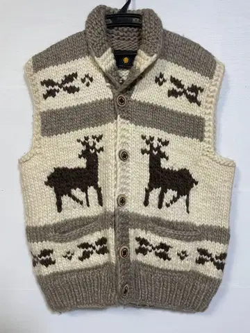 KISITAU 키시타우 손뜨개질 코위찬 니트 베스트