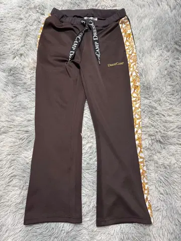 DRESS CAMP 드레스캠프 트랙 팬츠 브라운 y2k 90s