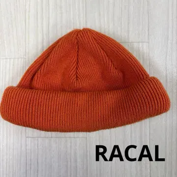 RACAL 오렌지 니트 모자 접이식 made in Japan