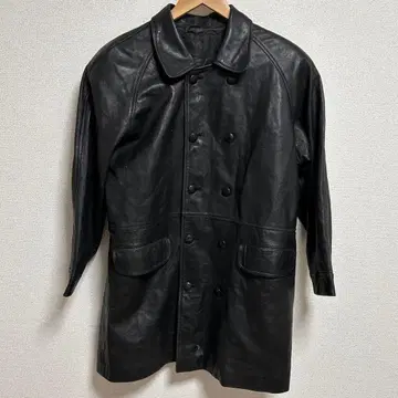 가죽 자켓 램 가죽 블랙 구제 의류