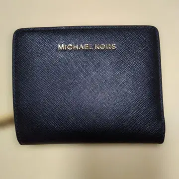 MICHAELKORS 블랙 2단 지퍼 지갑 남성용