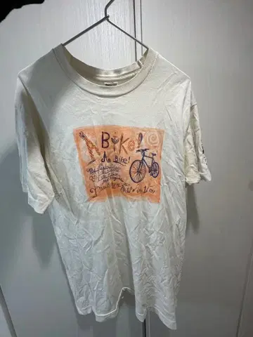 Lite 자전거 프린트 T셔츠