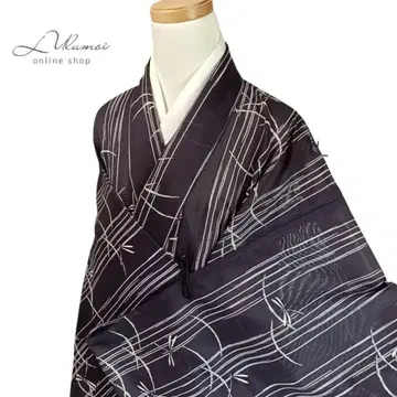 LULU98 기모노 코몬 명주 기장 162 보라색