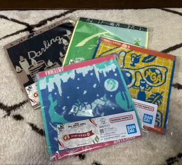 Mrs. GREEN APPLE 제일복권 G상 자카드 타월 4개 세트