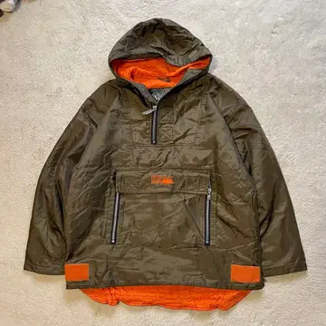 레어 90s 빈티지 FIRSTDOWN 나일론 아노락 후드티