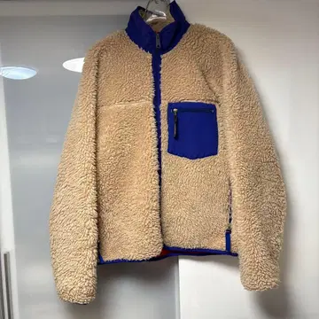 patagonia 플리스 자켓 S 베이지/파랑