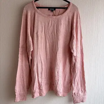 BUFFALO 핑크 크루넥 긴팔