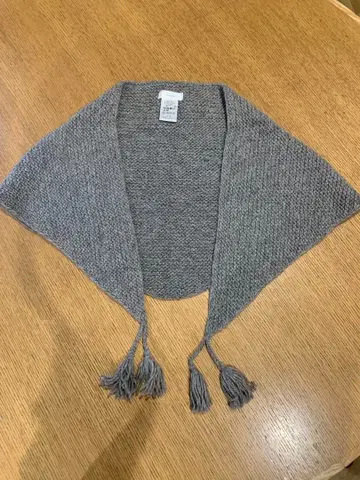 카구레 페루 태슬 숄 그레이