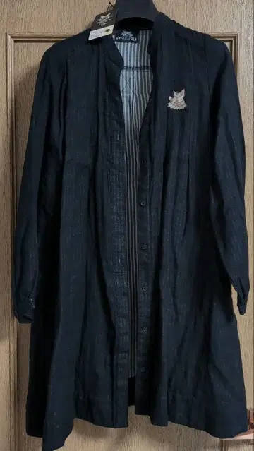 다크 블루 롱 셔츠 긴팔 택 포함 새상품