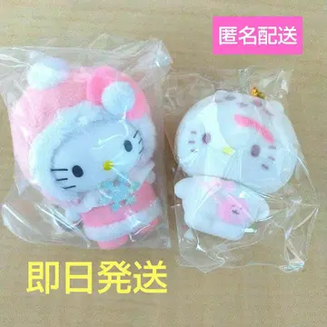 산리오 x 치이카와 (먼작귀) 치비토모 시크릿 키링 눈의 정령 헬로키티