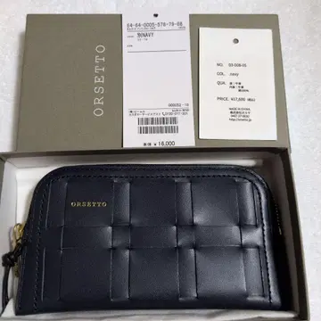 거의 새상품 ORSETTO 장지갑 프래그먼트 케이스