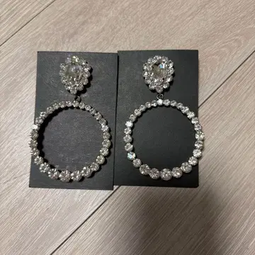 고양이와 덤벨 귀걸이 후프