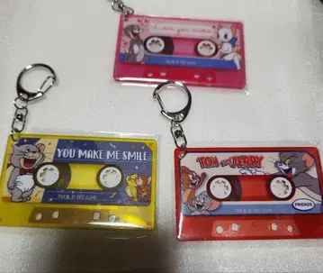 톰과 제리 카세트 테이프형 아크릴 키링