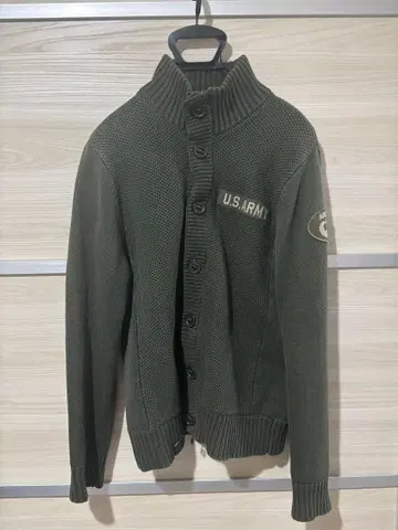 Avirex 집업 니트