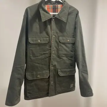 BIG BILL 다크 그린 리버서블 커버올 L