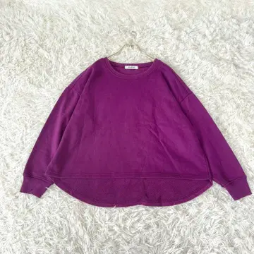 In this life 인디스라이프 맨투맨 트레이닝복 F 퍼플