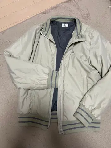 LACOSTE 그레이 집업 자켓 40