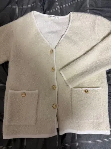 MOUSSY 화이트 가디건 M