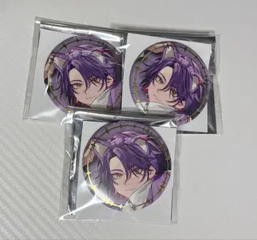 와타라이 히바리 VOLTACTION 캔뱃지 Pajama Party!