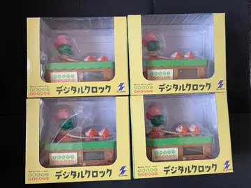 namco 한정판 별의 커비 갓 수확! 푸푸푸 야채 디지털 시계 4개