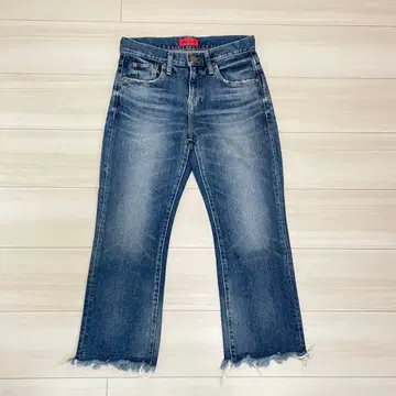 새상품급 RED CARD 사이즈 23 컷오프 데님