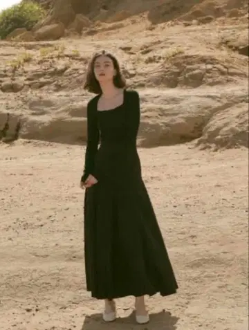 RIELLE Knit Docking One-Piece(Black)